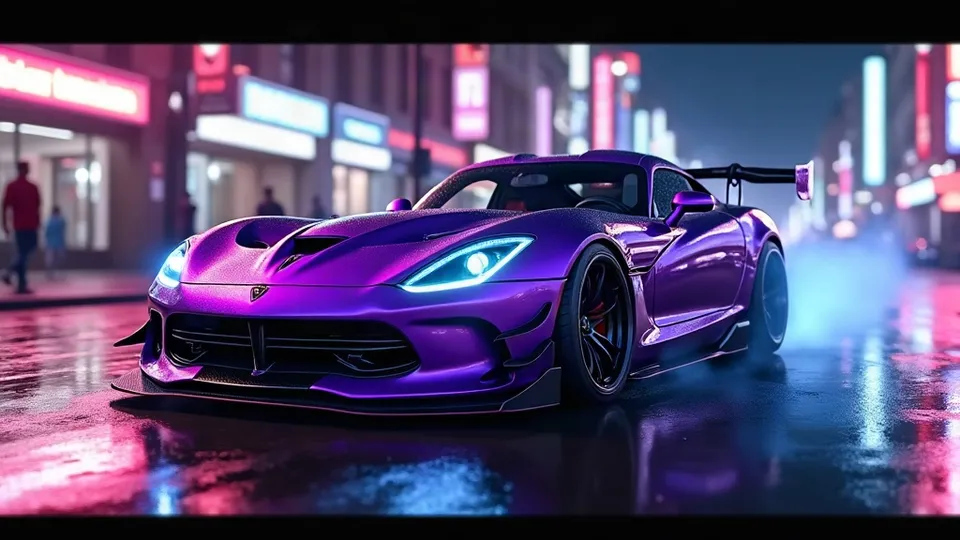 Racing Car Cinematic Trailer