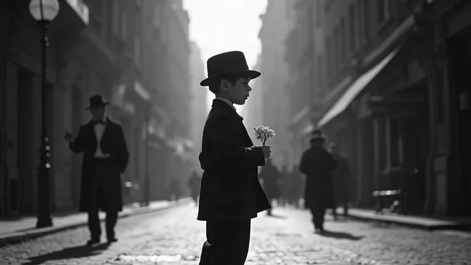 Silent Film Little Tramp
